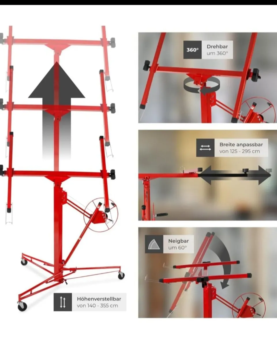 8x4 plasterboard lifter SELFBUILDERS - Image 4