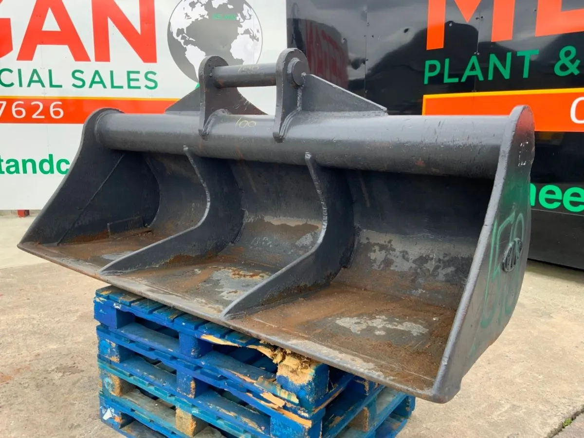 84"  BMC GRADING BUCKET......100mm PINS......1518 - Image 2