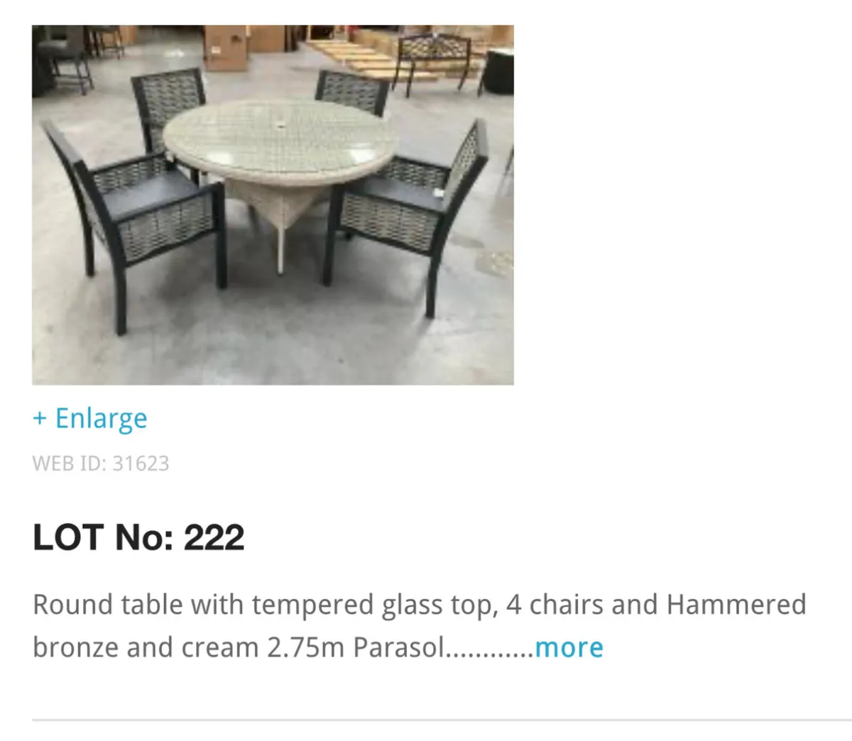 Garden Furniture - Image 1