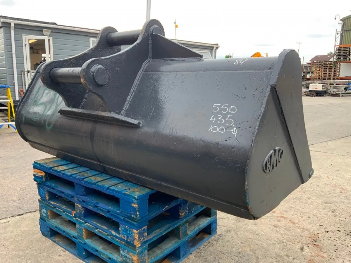 84"  BMC GRADING BUCKET......100mm PINS......1518 - Image 4