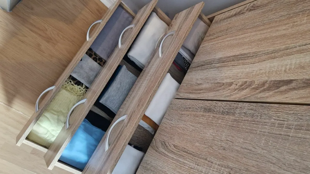 Compact Wardrobe with Drawers – Used, Great Condit - Image 2