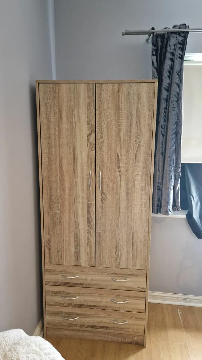 Compact Wardrobe with Drawers – Used, Great Condit - Image 3