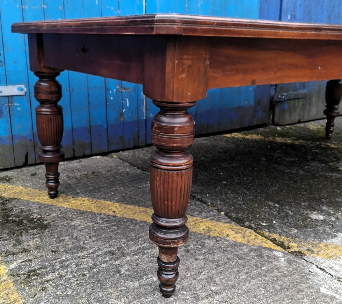 8ft Vintage Dining Table - Image 2
