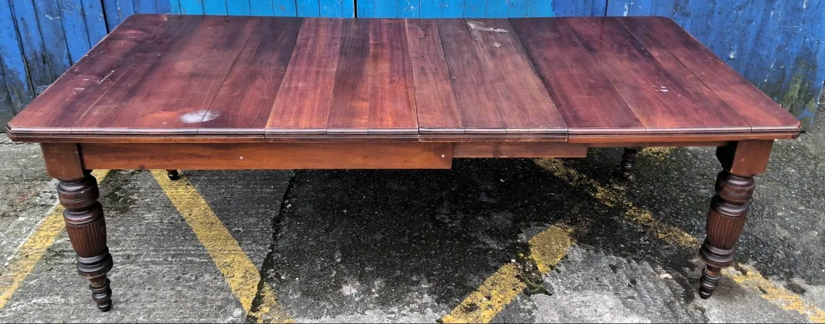 8ft Vintage Dining Table - Image 3