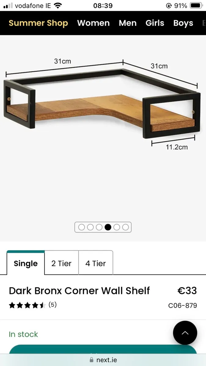 Corner shelf (Next Bronx range) - Image 3