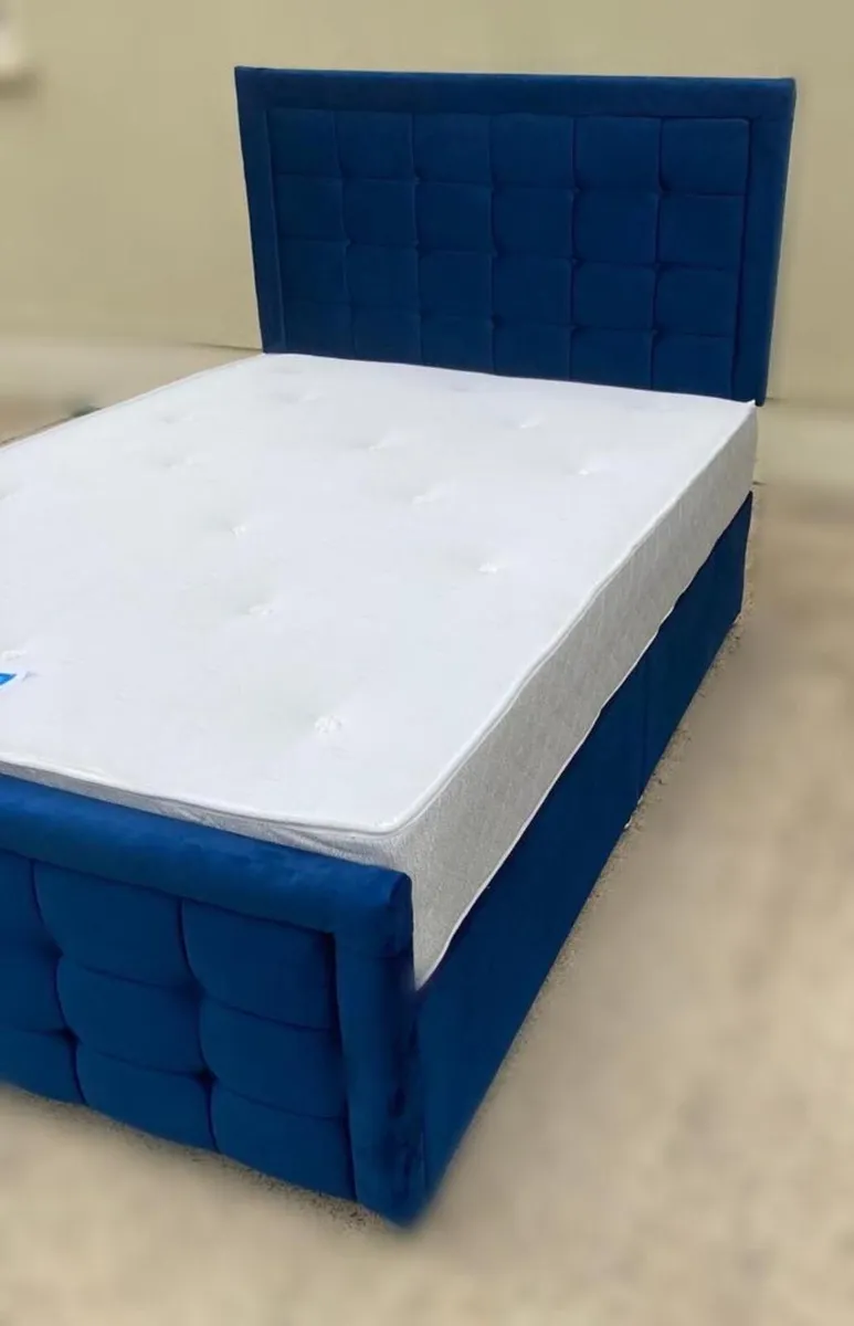 Bumper sandy divan beds and mattress - Image 2