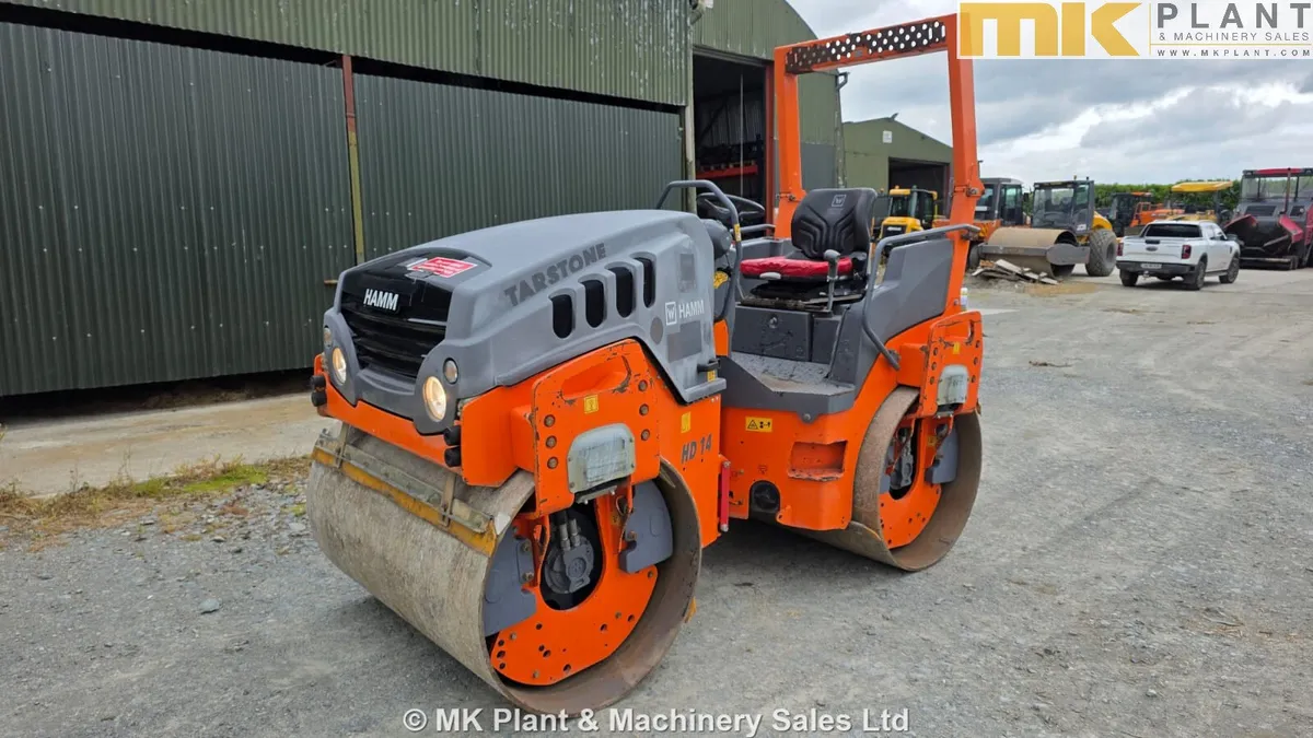 Hamm HD 14 VV Tandem Roller For Sale - Image 2