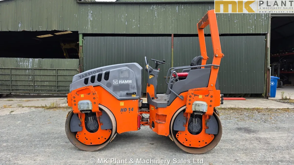 Hamm HD 14 VV Tandem Roller For Sale - Image 3