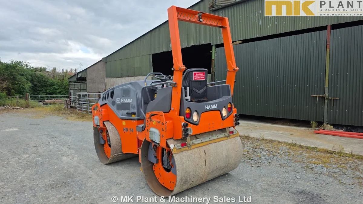 Hamm HD 14 VV Tandem Roller For Sale - Image 4