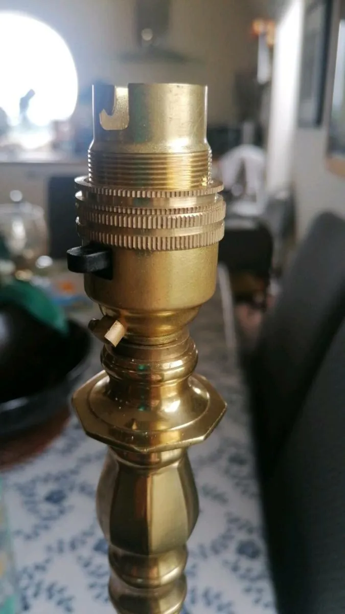 Brass Table Lamp - Image 2