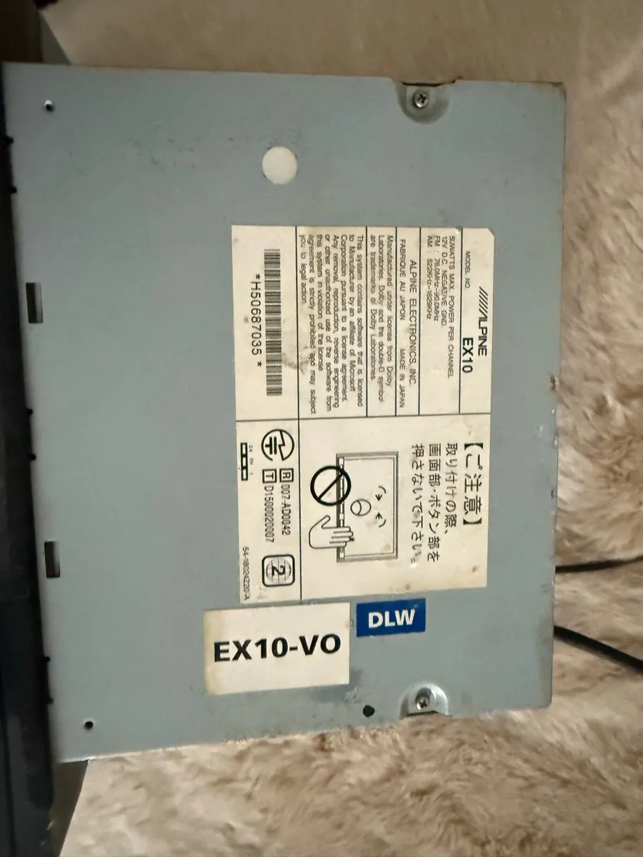 Alpine EX 10 -VO car radio - Image 2