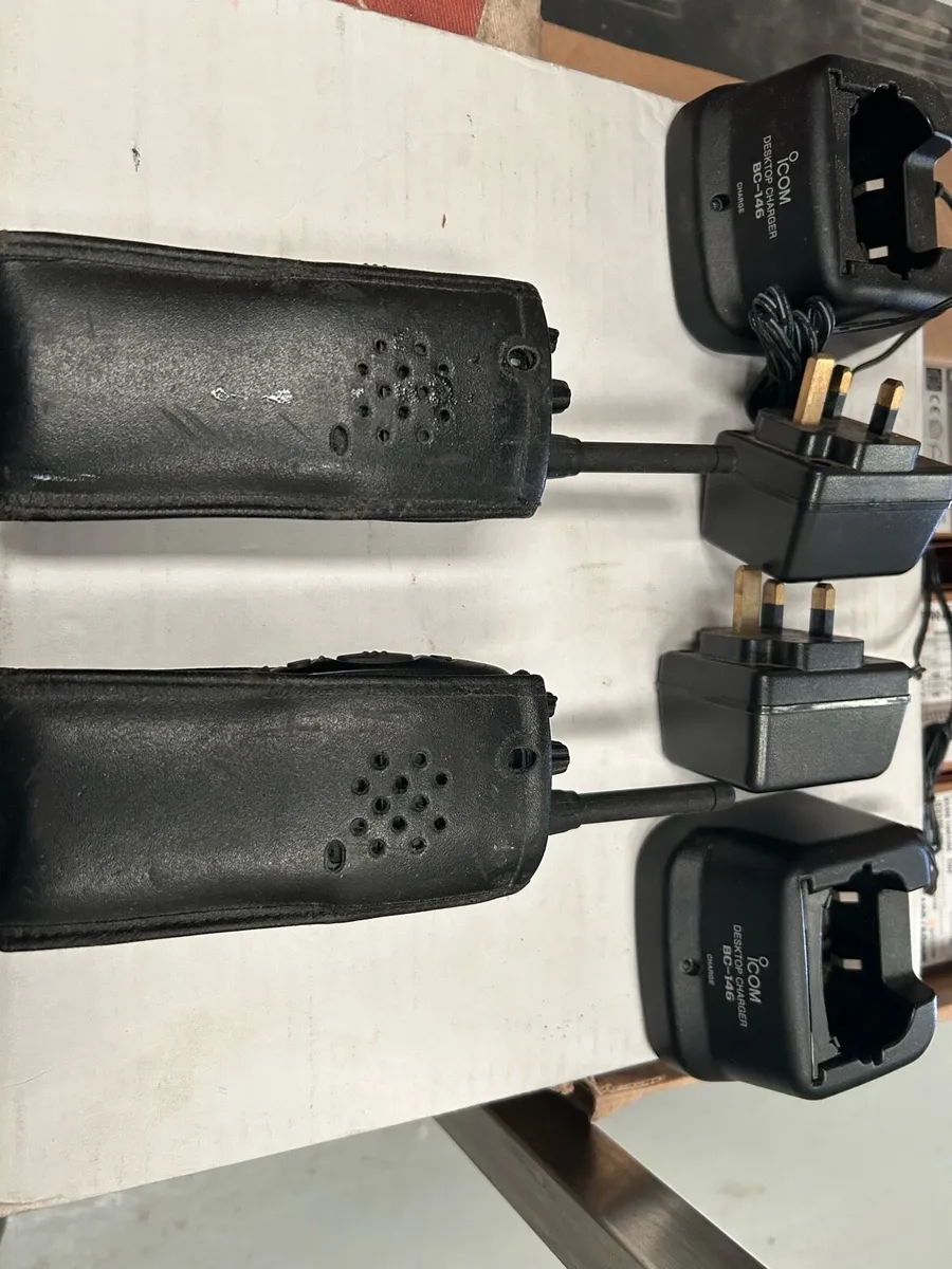 For sale a set of Icom Walkie Talkie’s - Image 1