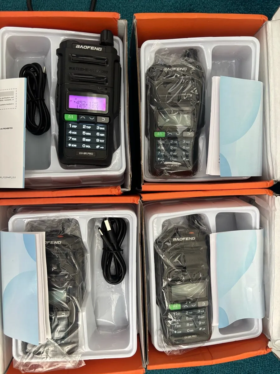 4x Baofeng UV-9R Pro. Long range walkie talkie - Image 1