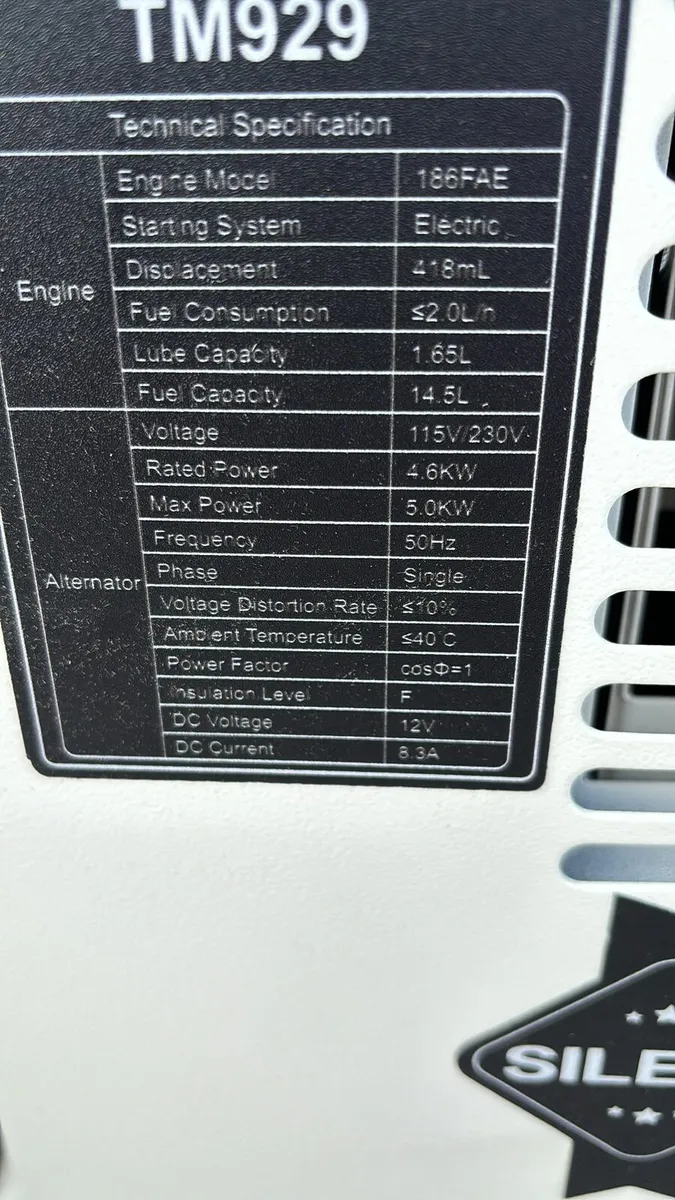 5 KVA SILENT DIESEL GENERATOR - Image 4
