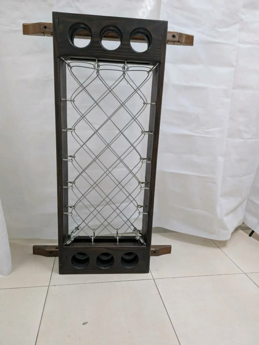 Wall mounted wine rack - Image 1