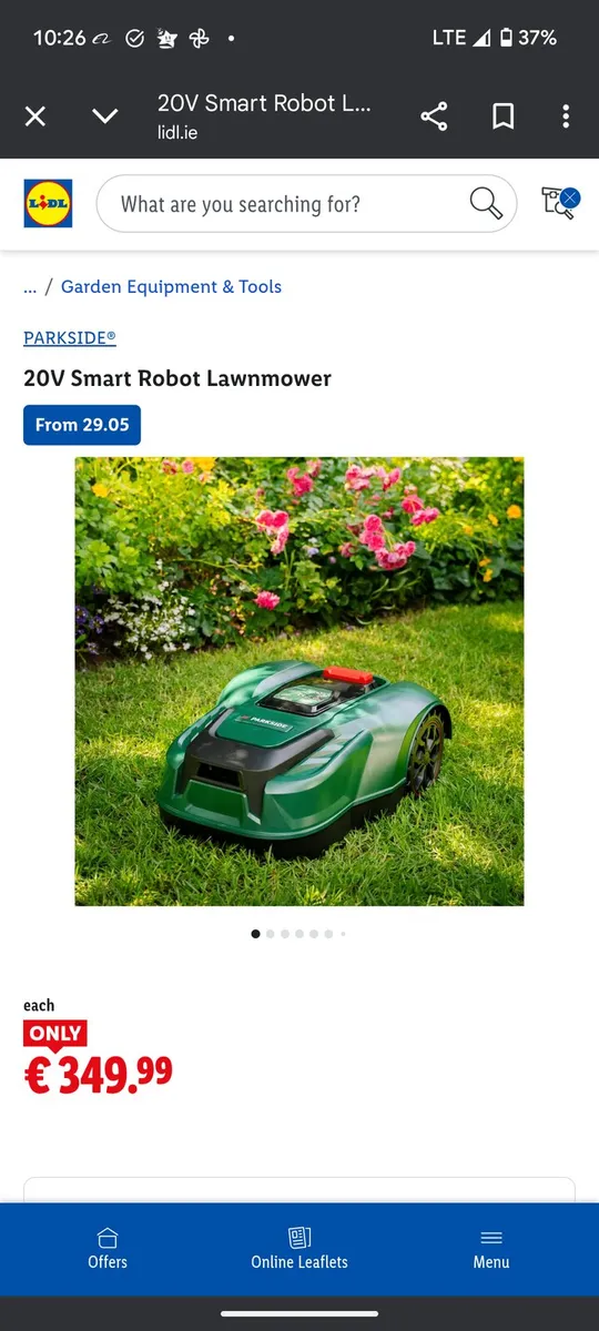 Parkside 20V Smart Robot Lawn Mower - Image 2