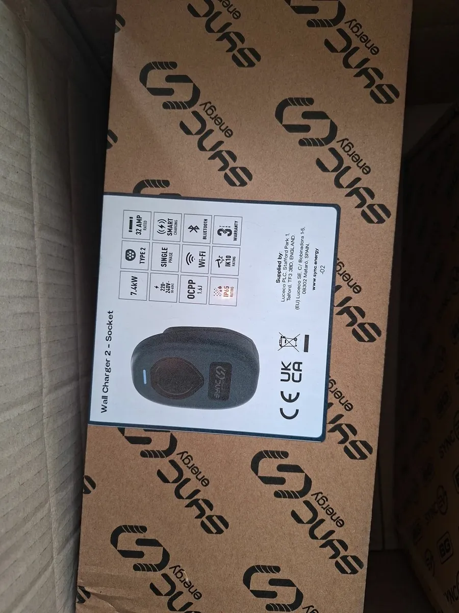 New in box E.V charger and cable. - Image 2
