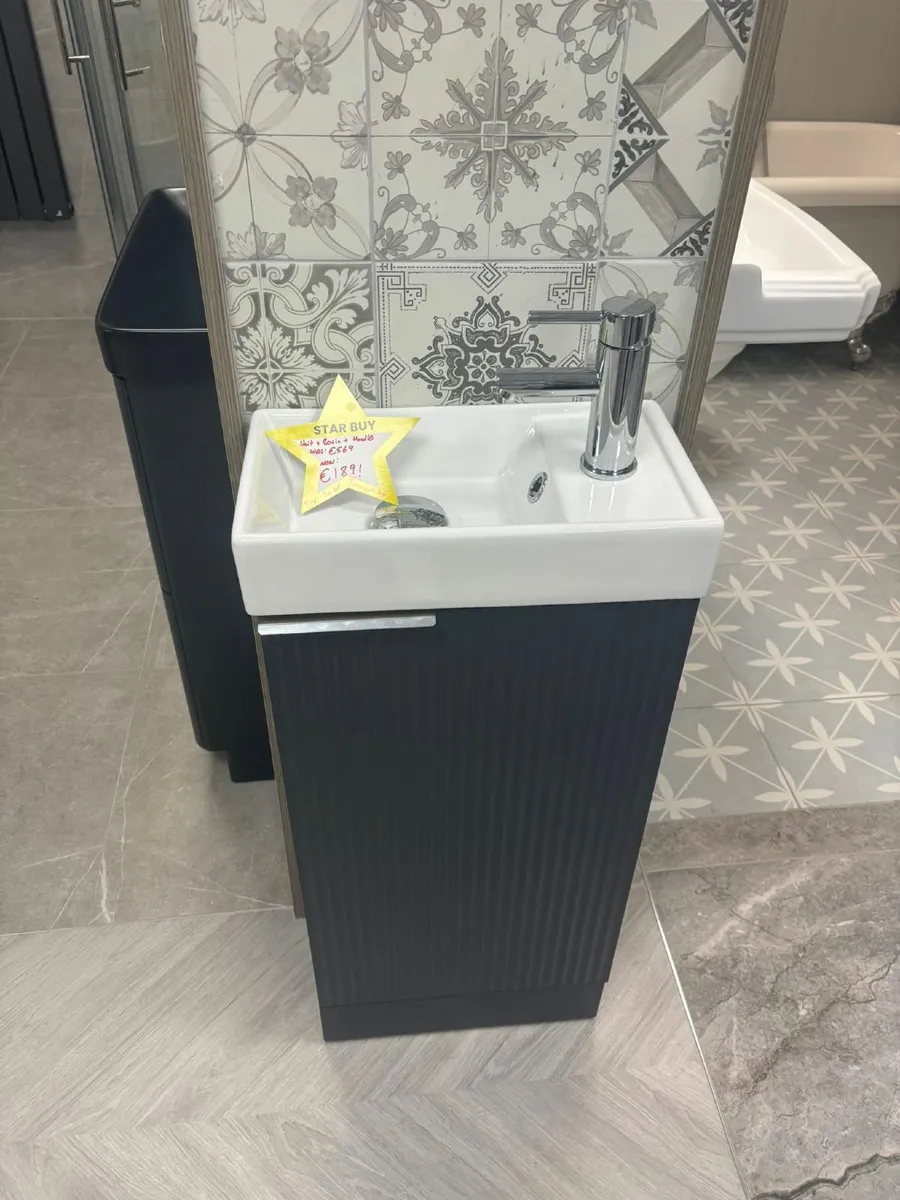 Bathshack Exclusive - Fluted Mini Vanity Unit Deal - Image 2