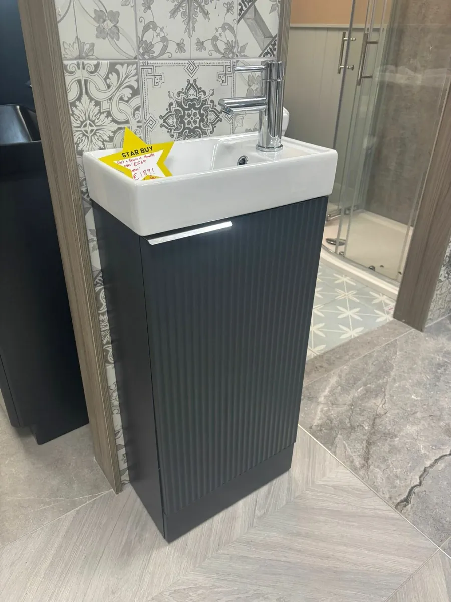 Bathshack Exclusive - Fluted Mini Vanity Unit Deal - Image 3