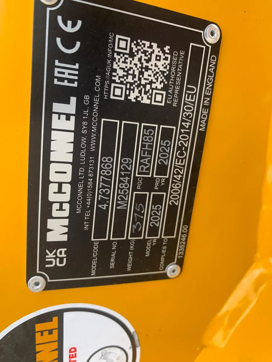 MCCONNEL 1.5M MULTICUT 85HP HEAD - Image 4