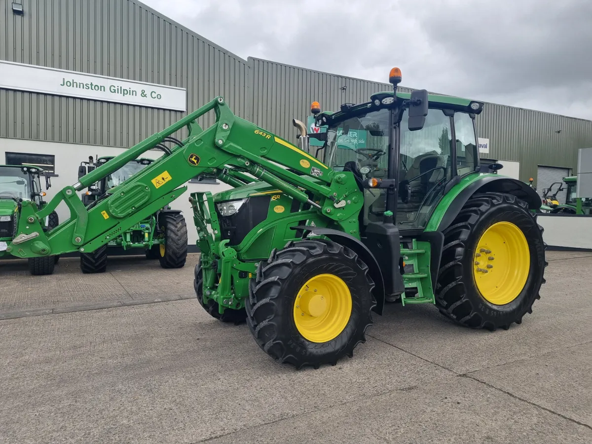 John Deere 6R 150 (2022) + 643R Loader - Image 1