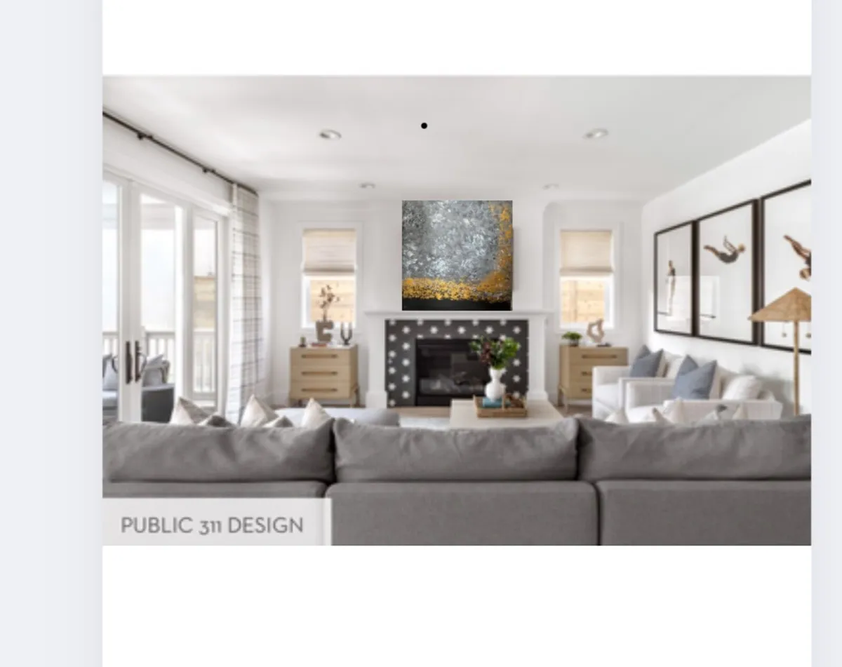 Extra large abstract painting - Image 1