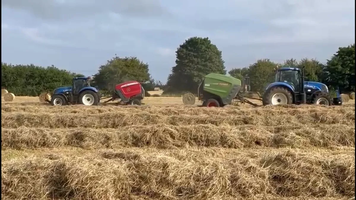 Hay bales
