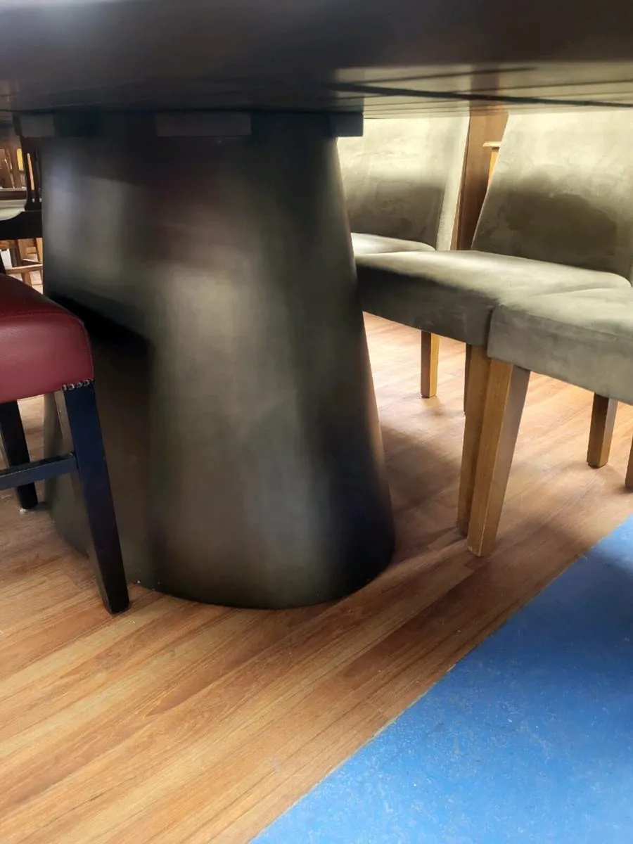 North West Hospice Charity Shop walnut dinning tab - Image 3