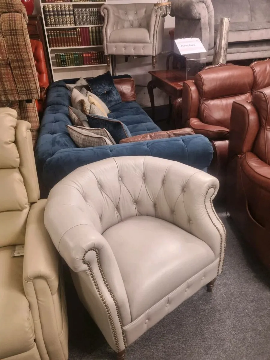 Alexander and James leather chairs