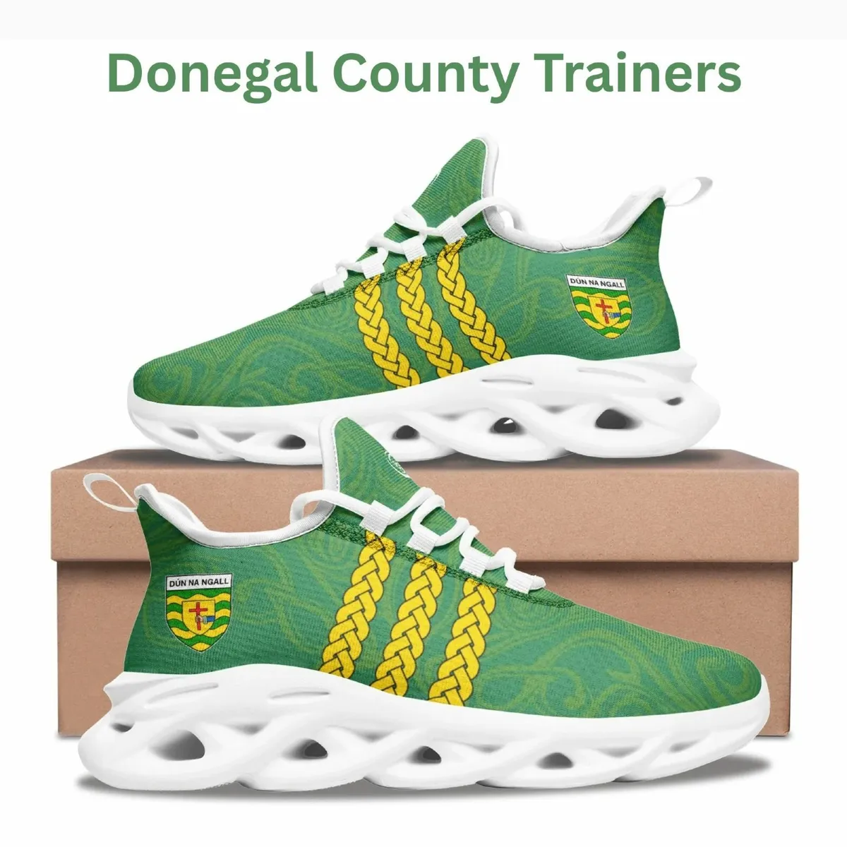 Donegal GAA Trainers - Sizes 3 - 13 - Image 1