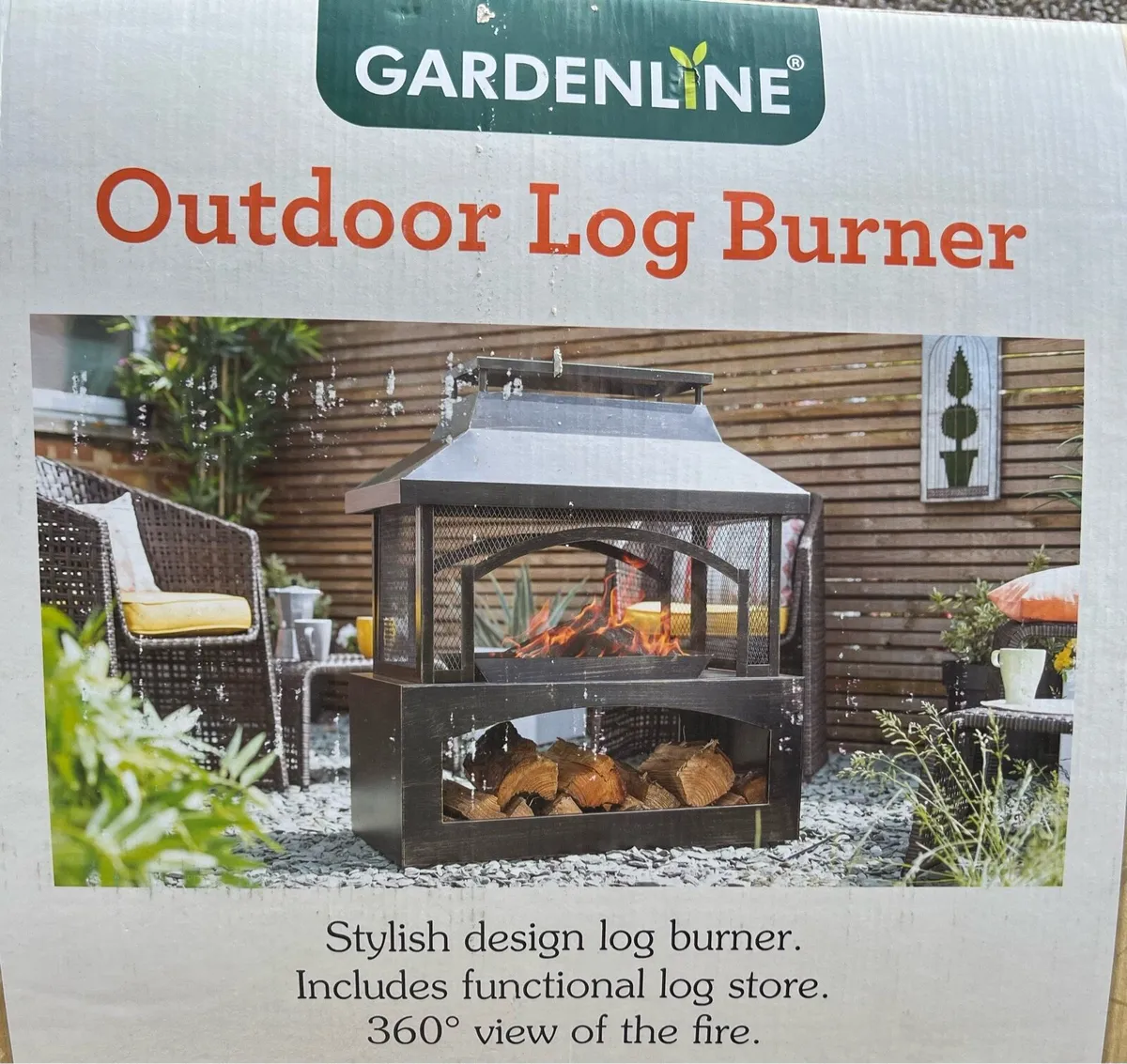 Outdoor Log Burner - Image 1