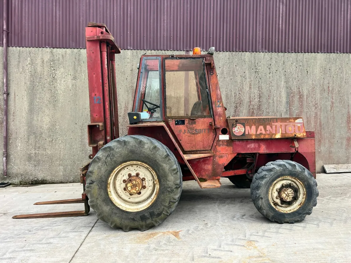 Manitou Rough Terrain Forklift - Image 3