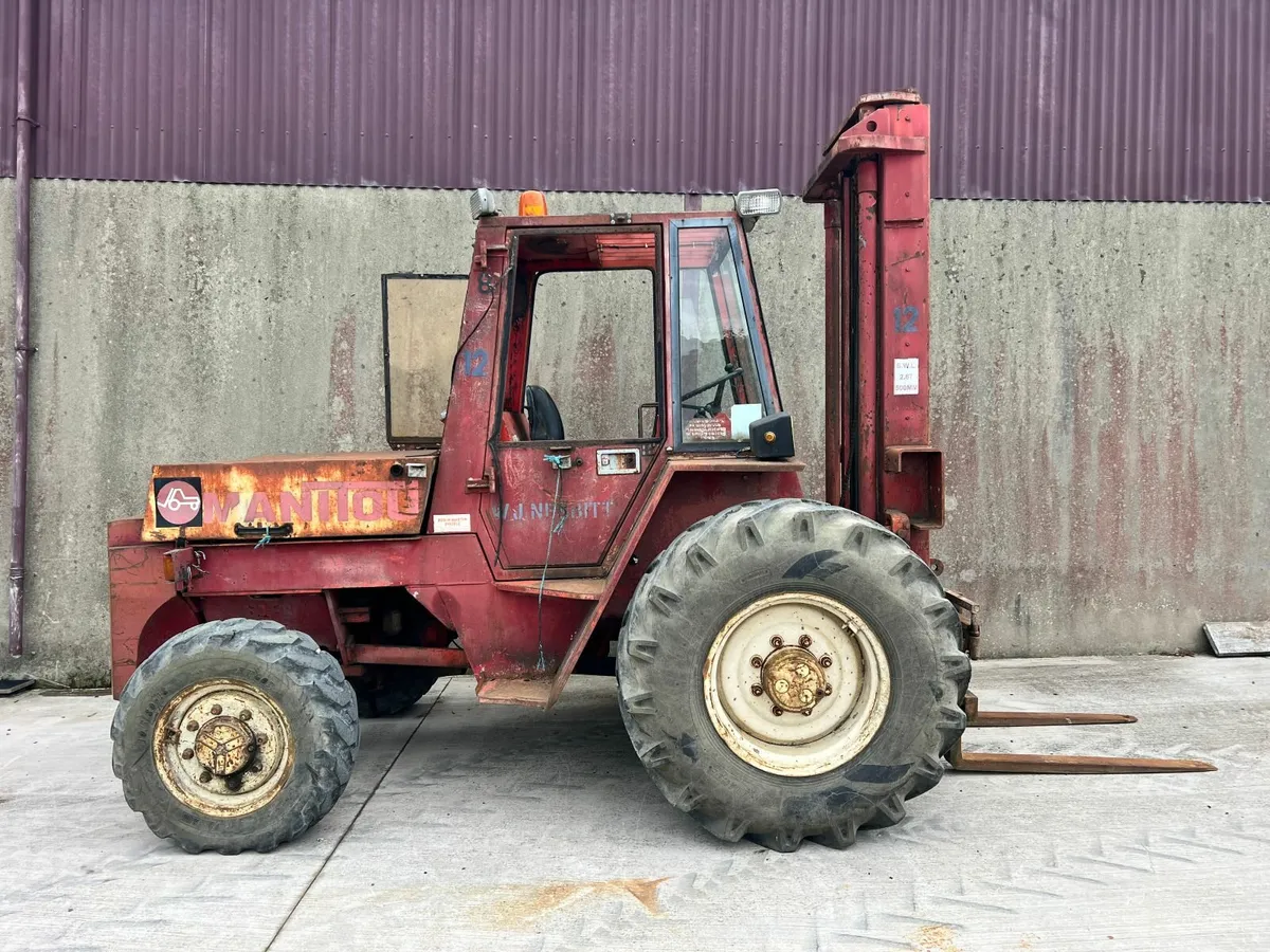 Manitou Rough Terrain Forklift - Image 4