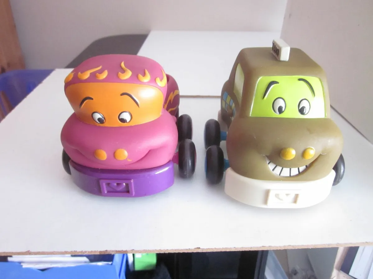 Battat Just B You Soft Pull Back Toddler Cars - Image 1
