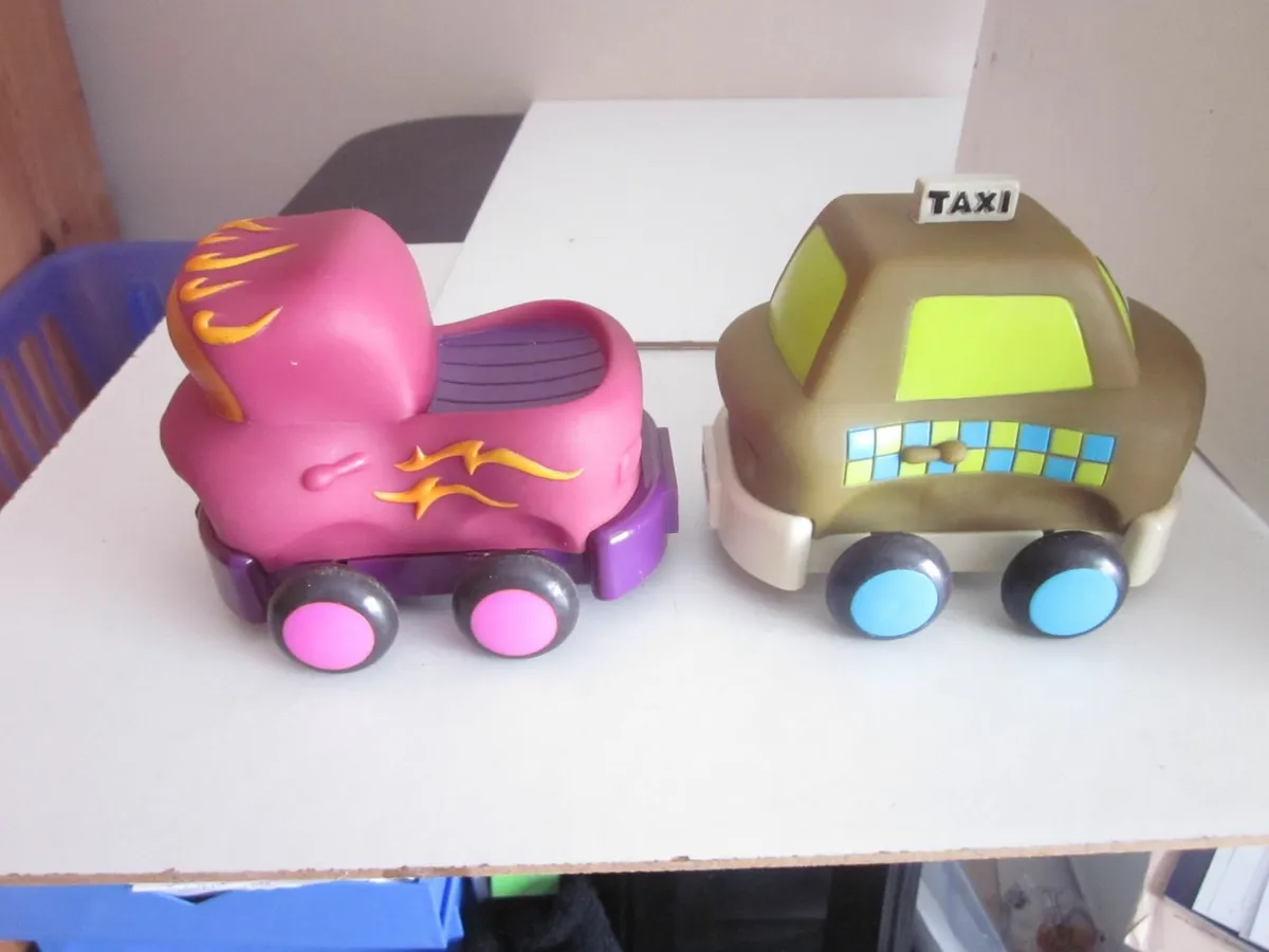 Battat Just B You Soft Pull Back Toddler Cars - Image 3