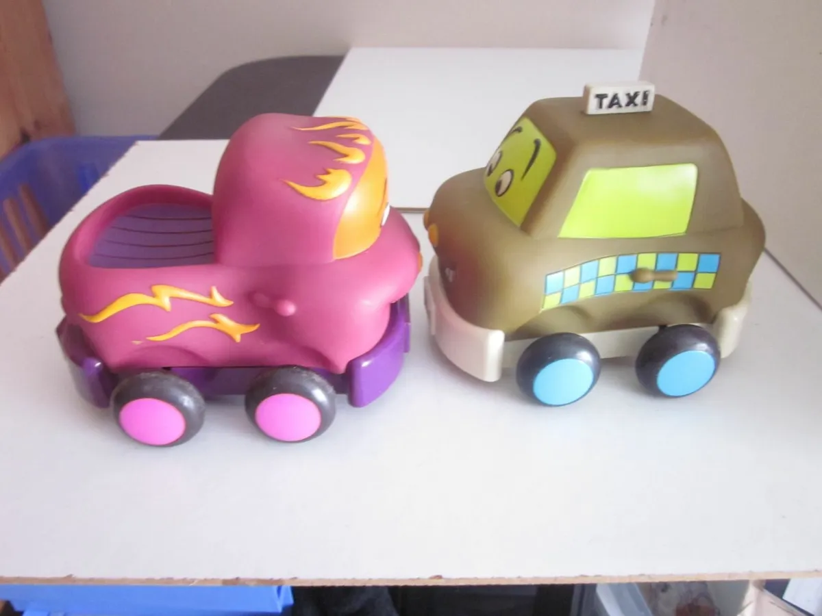 Battat Just B You Soft Pull Back Toddler Cars - Image 4