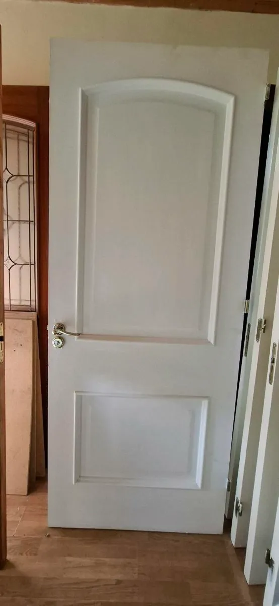 Teak internal doorsx3 locks- hinges- handles each - Image 2