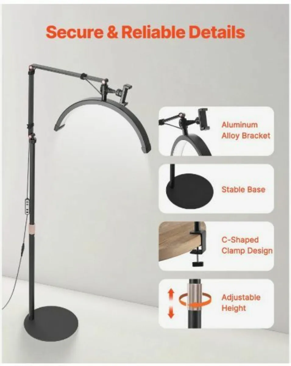 Half Moon Light for Esthetician 2 in 1 LED - Image 2