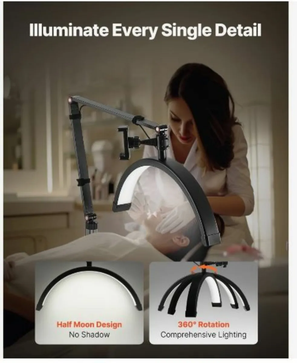 Half Moon Light for Esthetician 2 in 1 LED - Image 4
