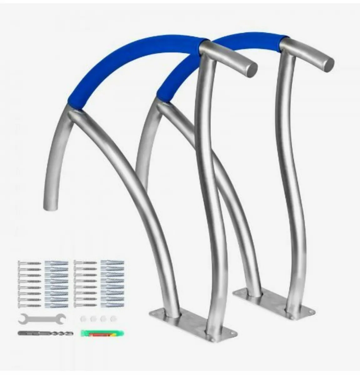 Pool Handrail, 30" x 30" Swimming Pool Stair Rail - Image 1