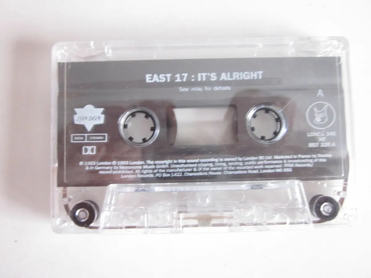 EAST 17 It's Allright  Cassette Single in Card - Image 3