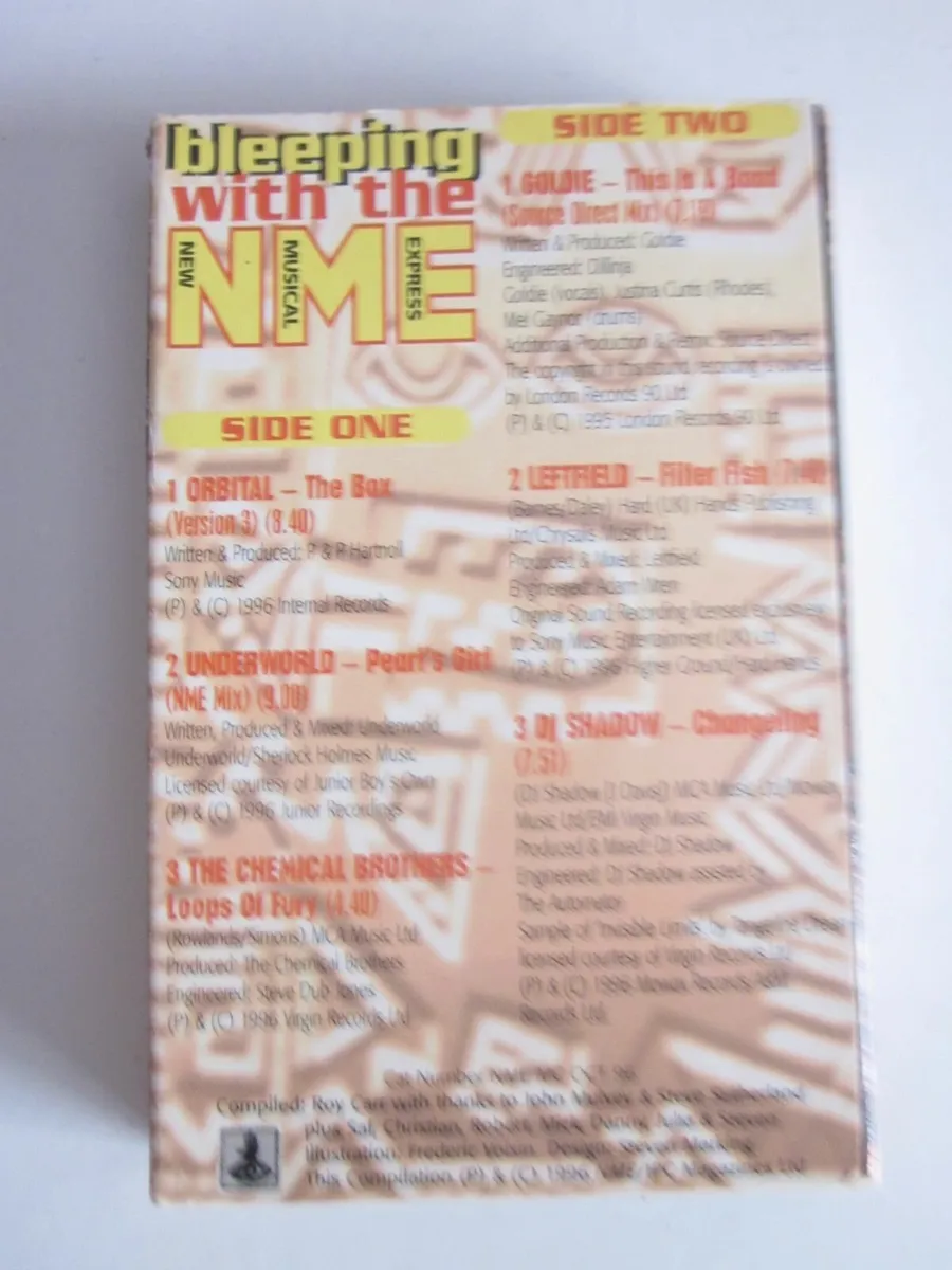 Bleeping with the NME Cassette Single in Card - Image 2