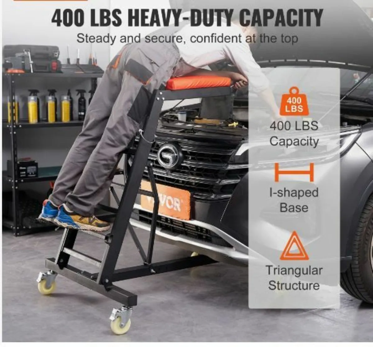 Automotive Creeper, with Adjustable Height - Image 3