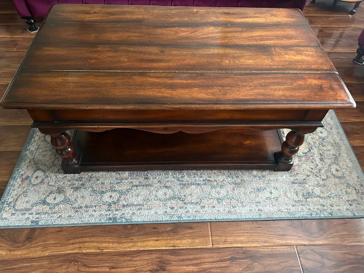 Antique Coffee Table - Image 2