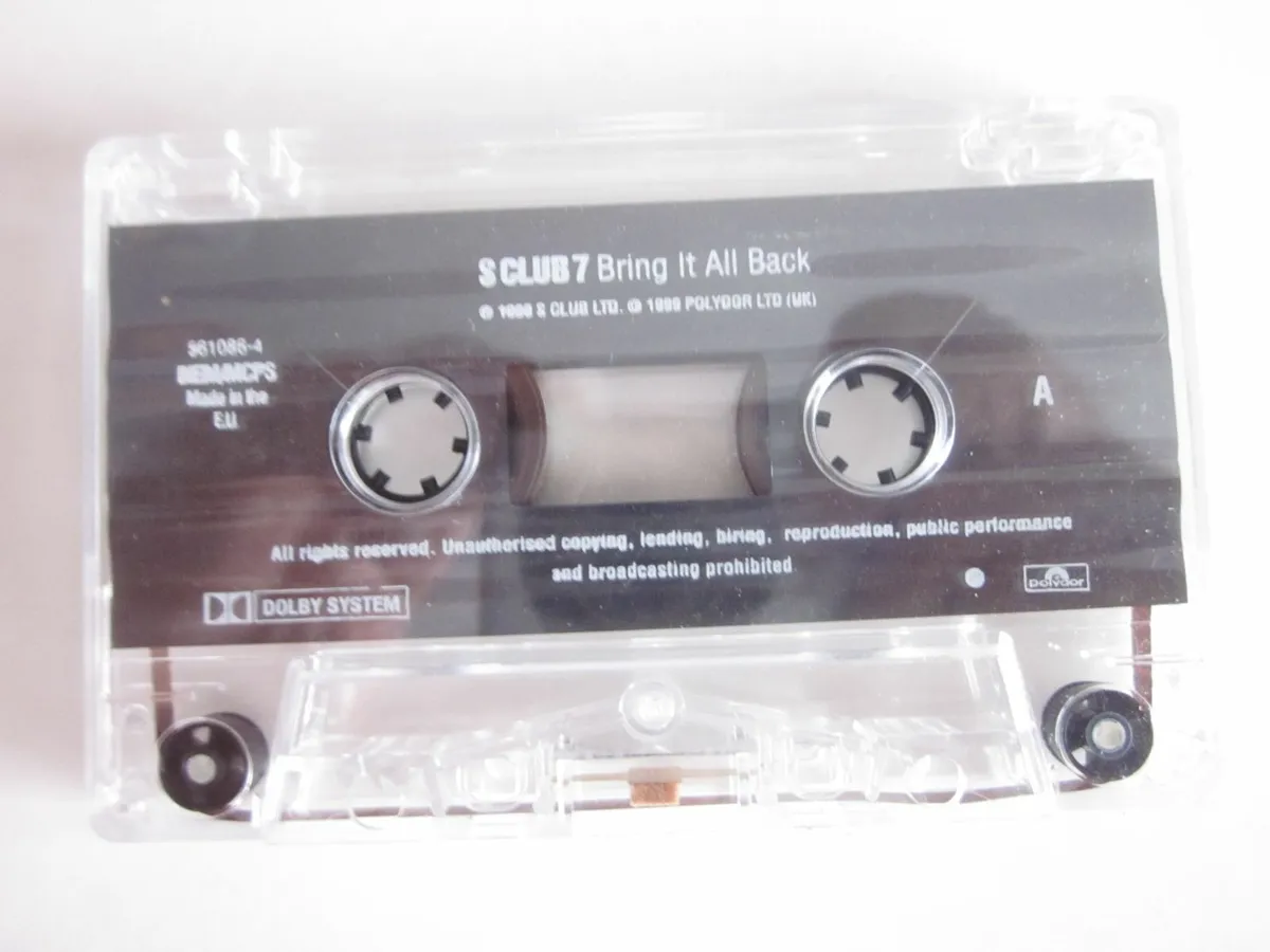 S CLUB 7 Bring It All Back  Cassette Single - Image 3