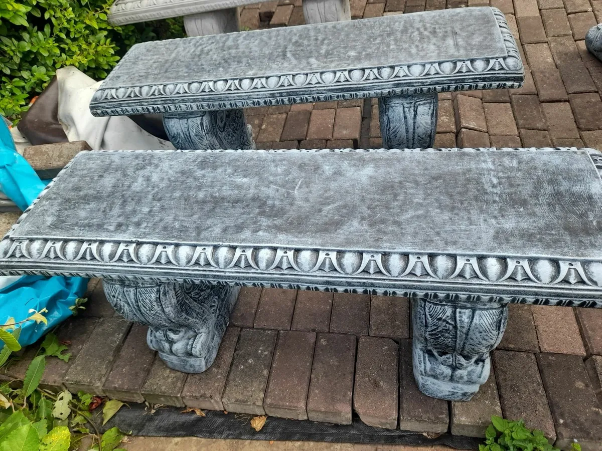 2 Matching Garden Benches - New - 170! - Image 3