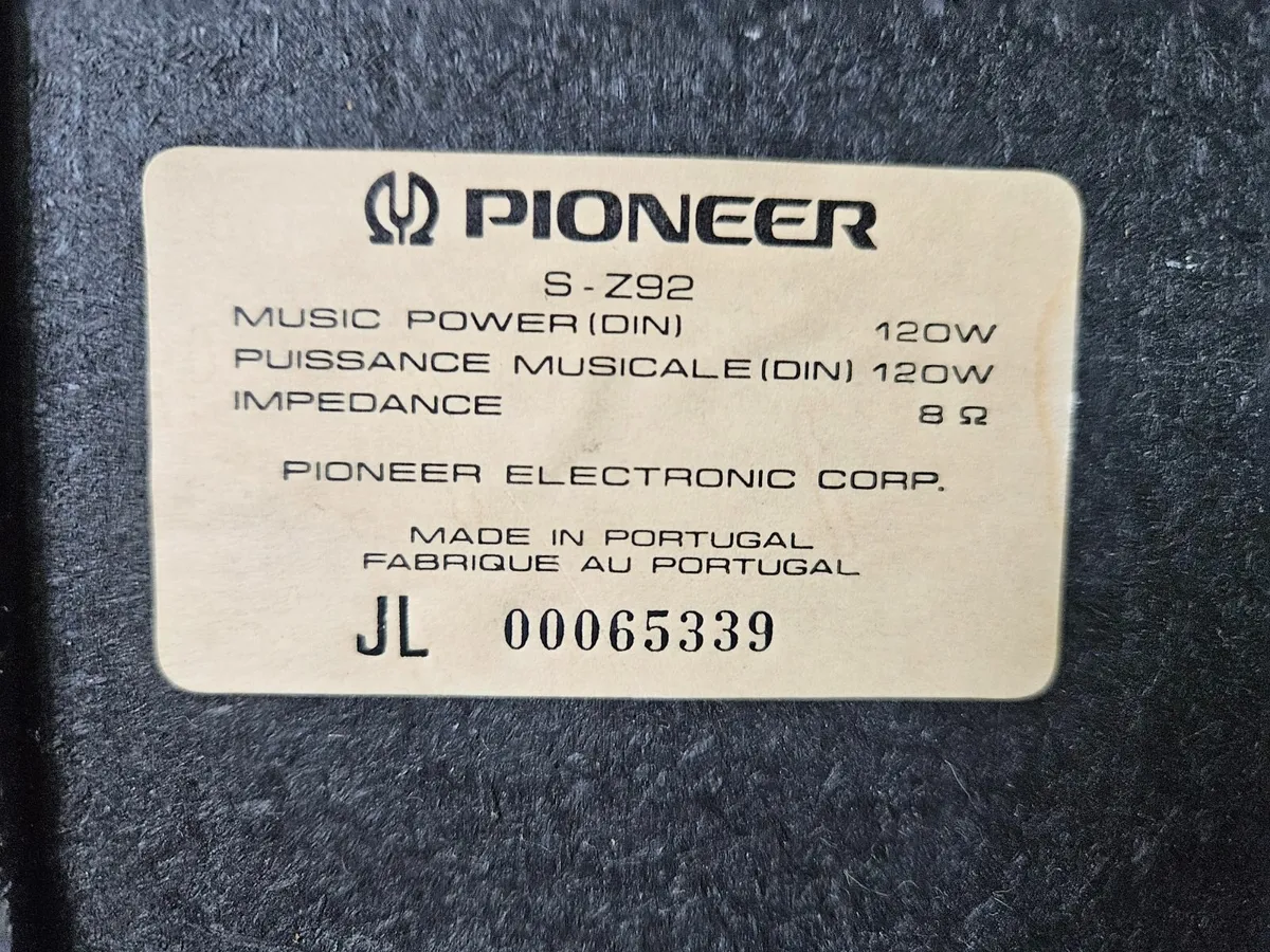 PIONEER  SPEAKERS - Image 3