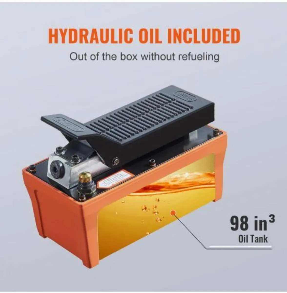 Air Hydraulic Pump, 10,000 PSI 1/2 Gal - Image 3