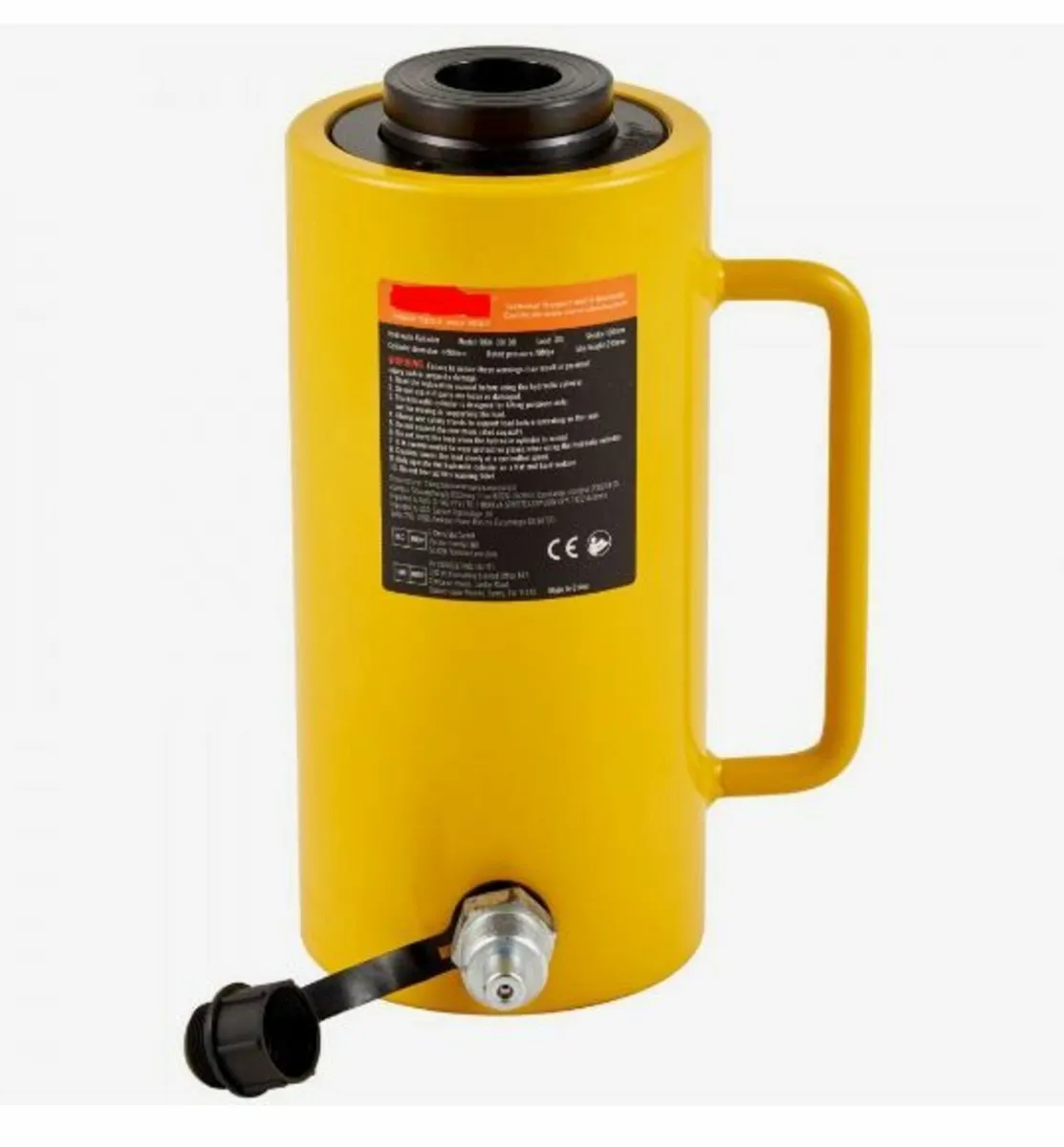 30Ton 4 Inch Stroke Hollow Hydraulic Cylinder - Image 1