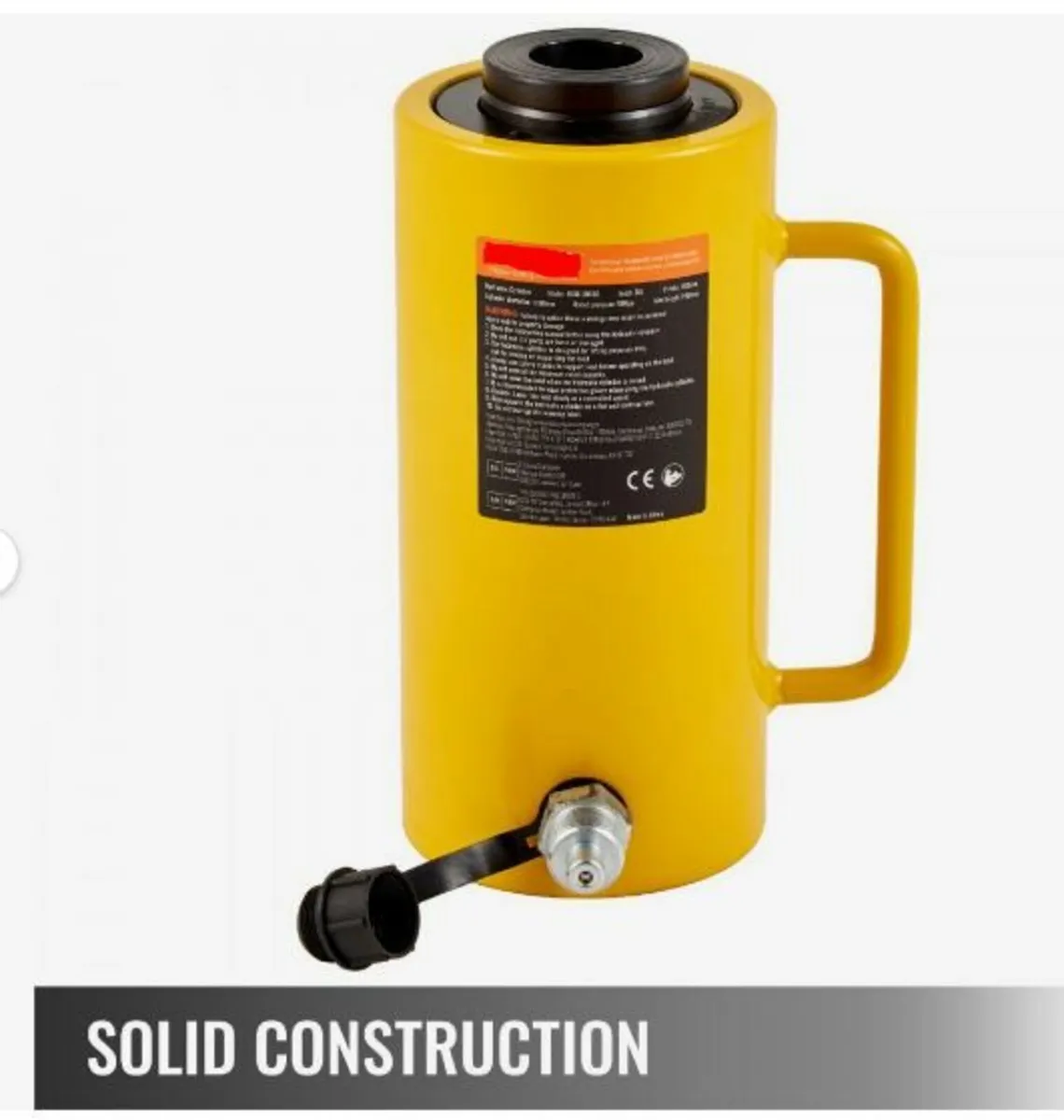 30Ton 4 Inch Stroke Hollow Hydraulic Cylinder - Image 3